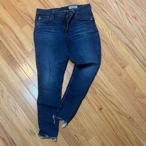 AG Adriano Goldschmied Dark Blue Skinny Jeans